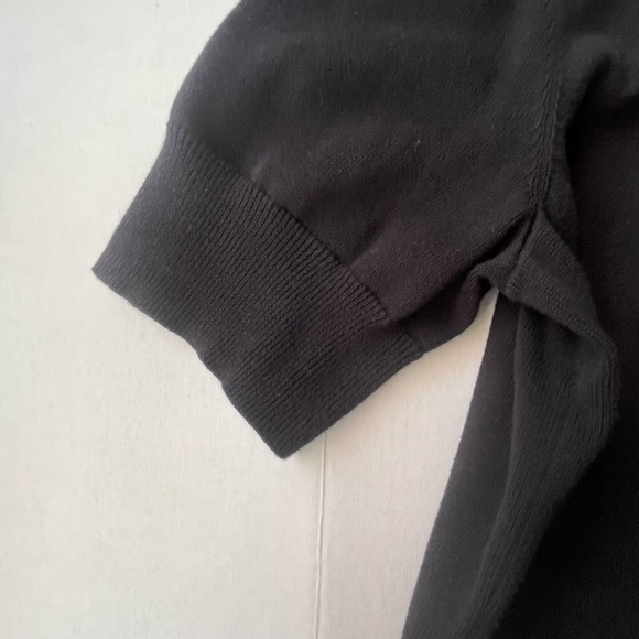 Ralph Lauren Cotton Black Short Sleeve Zippered Cardigan Sweater 3X - Picture 6 of 10